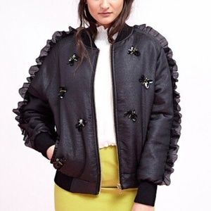 Sister Jane Queen Bee Luxury Bomber Jacket